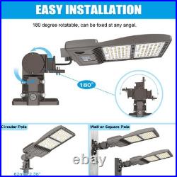320W LED Parking Lot Pole Light Dusk To Dawn Shoebox Fixture Commercial Lighting 320W LED Parking Lot Pole Light Dusk To Dawn Shoebox Fixture Commercial Lighting