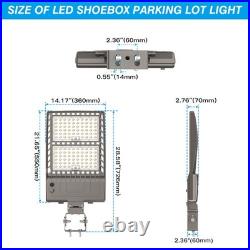 320W LED Parking Lot Street Light Yoke Wall Mount Dusk to Dawn Outdoor Lighting 320W LED Parking Lot Street Light Yoke Wall Mount Dusk to Dawn Outdoor Lighting