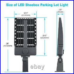 320W LED Parking lot Shoebox Area Lights For Outdoor Street Garden Pole Lights