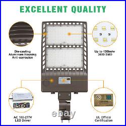 320W LED Shoebox Area Light Outdoor Commercial Street Parking Lot Pole Lights