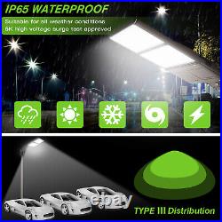 320W LED Shoebox Parking Lot Light Dusk To Dawn Street Tennis Court Pole Fixture