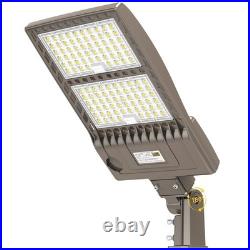 320W LED Shoebox Parking Lot Lights Commercial Outdoor Street Area Pole Lighting