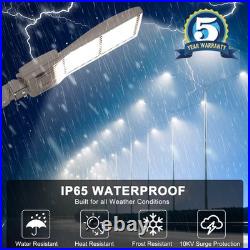 320W LED Shoebox Parking Lot Lights Commercial Outdoor Street Area Pole Lighting