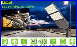 320W LED Shoebox Pole Light Dusk to Dawn 48000LM Street Parking Lot Lamp Outdoor 320W LED Shoebox Pole Light Dusk to Dawn 48000LM Street Parking Lot Lamp Outdoor