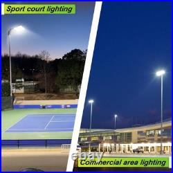 320W LED Shoebox Pole Light Dusk to Dawn 48000LM Street Parking Lot Lamp Outdoor 320W LED Shoebox Pole Light Dusk to Dawn 48000LM Street Parking Lot Lamp Outdoor