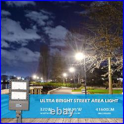 320Watt LED Shoebox Light Outdoor Parking Lot Commercial Street Lighting Fixture