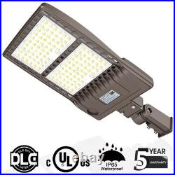 320 Watt LED Parking Lot Light Commercial Outdoor Shoebox Pole Fixtures 44800lm
