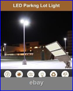 320 Watts LED Parking Lot Light, Dusk-to-Dawn Commercial Outdoor Street Light