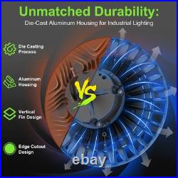 36000LM UFO LED High Bay Light 240W 480V for Warehouse Factory Barn Shop 5000K