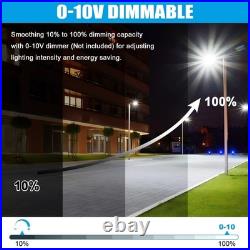 360W LED Parking Lot Light With Dusk To Dawn 3000K/4000K/5000K Shoebox Pole Lamp
