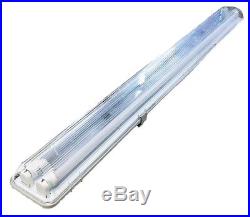 36W 1.2m 120cm Weatherproof Light Twin LED Lights Tube Ceiling Batten Industrial