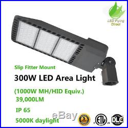 39000LM 300W Dimmable LED Parking Lot Light Replace 1000W MH/HPS Shoebox Light
