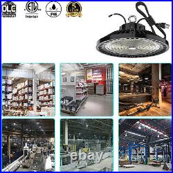 3PCS 240W UFO LED High Bay Light Garage Work Shop Industrial Warehouse Lighting