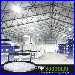 3Pack 300W 300 Watt UFO LED High Bay Light Commercial Bay Lighting Garage Lamp