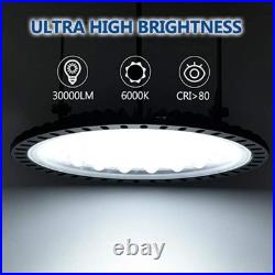 3Pack 300W 300 Watt UFO LED High Bay Light Commercial Bay Lighting Garage Lamp