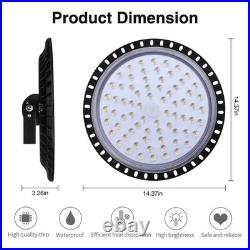 3Pack 300W 300 Watt UFO LED High Bay Light Commercial Bay Lighting Garage Lamp