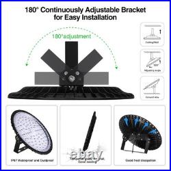 3Pack 300W 300 Watt UFO LED High Bay Light Commercial Bay Lighting Garage Lamp