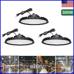 3Pack 300W UFO Led High Bay Light 300 Watts Warehouse Industrial Factory Light