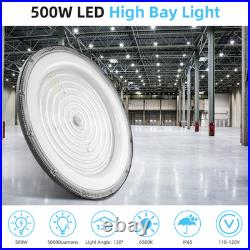 3X 500W UFO Led High Bay Light Industrial Factory Warehouse Commercial Light NEW