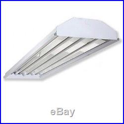 (3) 4 Lamp T5 High Bay Fluorescent Light Fixture Garage Shop T5HO High Output