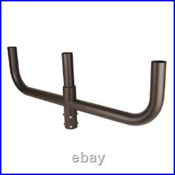 3 Light Circle Bullhorn 2 3/8 Tenon 3 Arm Inline Bracket Parking Light Mount