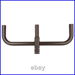 3 Light Circle Bullhorn 2 3/8 Tenon 3 Arm Inline Bracket Parking Light Mount