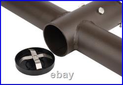 3 Light Circle Bullhorn 2 3/8 Tenon 3 Arm Inline Bracket Parking Light Mount