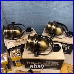 (3) MCM McGraw Edison Halo Power Trac Bronze Lights + Accessories -New Old Stock (3) MCM McGraw Edison Halo Power Trac Bronze Lights + Accessories -New Old Stock