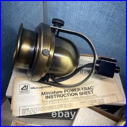 (3) MCM McGraw Edison Halo Power Trac Bronze Lights + Accessories -New Old Stock