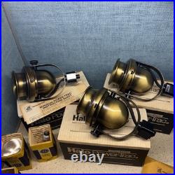 (3) MCM McGraw Edison Halo Power Trac Bronze Lights + Accessories -New Old Stock
