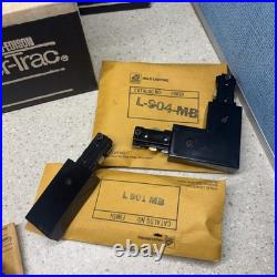 (3) MCM McGraw Edison Halo Power Trac Bronze Lights + Accessories -New Old Stock
