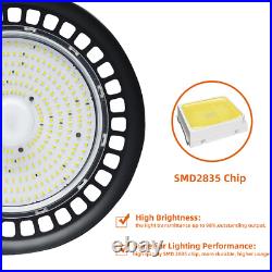 3 Pack 150W LED Warehouse Lights Commercial Factory Lowbay Area Lighting Fixture