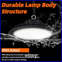 3 Pack 150W LED Warehouse Lights Commercial Factory Lowbay Area Lighting Fixture