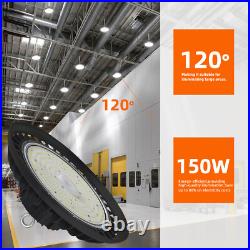 3 Pack 150W LED Warehouse Lights Commercial Factory Lowbay Area Lighting Fixture