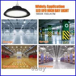 3 Pack 150W LED Warehouse Lights Commercial Factory Lowbay Area Lighting Fixture