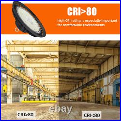 3 Pack 150W LED Warehouse Lights Commercial Factory Lowbay Area Lighting Fixture