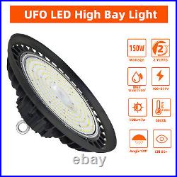 3 Pack 150W UFO Led High Bay Light Factory Warehouse Commercial Led Shop Lights
