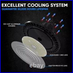 3 Pack Led UFO High Bay Light 150W Industrial Gym Warehouse Commercial Light