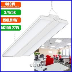 400W 3000K/4000K/5000K LED Linear Shop Light Commercial High Bay Hanging Lights
