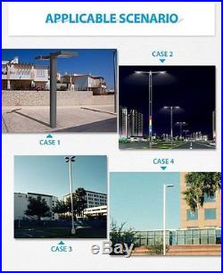 400W LED Fixture Parking Lot Pole Efficient Light Outdoor Street Site Area Light