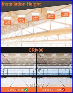 400W LED High Bay Light, Linear High Bay Light 60000LM Large Area Illumination 5k