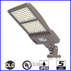 400W LED Parking Lot Light 56,000LM 5000K Outdoor Street Shoebox Light Arm Mount