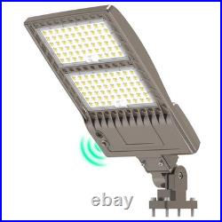 400W LED Parking Lot Light Commercial Shoebox Pole Lamp 277-480V 60,000lm 5000K