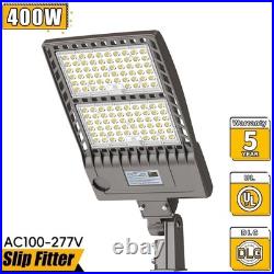 400W LED Parking Lot Light Commercial Shoebox Street Area Lighting Fixture 5000K