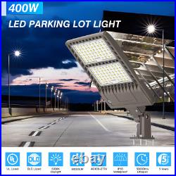 400W LED Shoebox Light Fixture 60,000LM Dusk to Dawn Parking Lot Street Lighting 400W LED Shoebox Light Fixture 60,000LM Dusk to Dawn Parking Lot Street Lighting