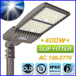 400W LED Shoebox Parking Lot Light Outdoor Commercial Street Area Pole Lighting