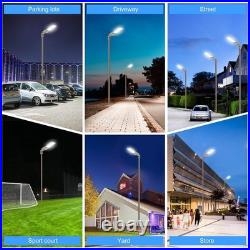 400W LED Shoebox Parking Lot Light Outdoor Commercial Street Area Pole Lighting