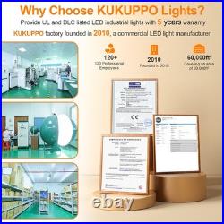 400W LED Shoebox Parking Lot Light with Dusk to Dawn Photocell DLC UL Listed