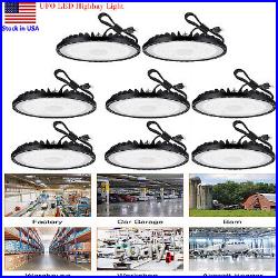 400W LED Shop Lights High Bay UFO Light Garage Warehouse Commercial Lamp 8Pack