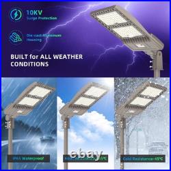 400W LED Street Light Parking Lot Light Sense Outdoor Pole Fixture AC100-277V